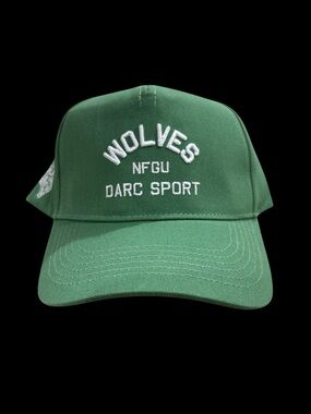 Darc Sport Wolves 5 panel Green Hat NWT